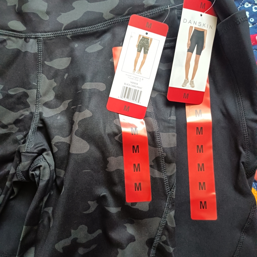 Danskin Bike shorts 2 pack Costco Medium Brand New